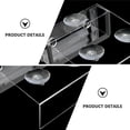 thumbnail image 3 of HONITANO Outdoor Acrylic Bird Food Container Weather Resistant Transparent Feeder for Birds, 3 of 8