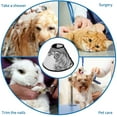thumbnail image 4 of Collier de Récupération pour Chat Chien Peacock Doux Ajustable Cône de Chat après Chirurgie pour Chats, 4 of 7