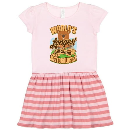 

Inktastic Groundhog Day Meterologist Weather Gift Toddler Girl Dress