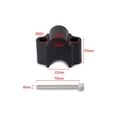 thumbnail image 4 of soporte para universal para manilr de motocicleta, abrazadera de montaje de barra de aluminio de 30 para mayoría de motocicletas para Negro 22mm Yotijar Elevador de manillar, 4 of 10