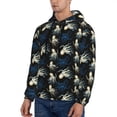 thumbnail image 2 of KLL Octopus 1 Print Mens Hoodie Long Sleeve Casual Pullover Hooded Sweatshirt Fashion Drawstring Hoodies with Pocket-XX-Large, 2 of 6