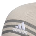 thumbnail image 4 of Men's adidas Eclipse Reversible Tricot Stripe Beanie Hat Color: White Size: ONESIZE, 4 of 4