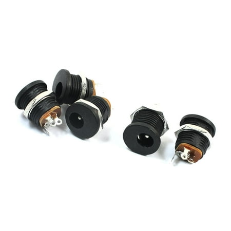 - Unique Bargains 5 Pcs 11mm Chassis Mounting 2.1mm x 5.5mm DC Power Supply RC Toy Plane Socket