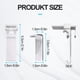 thumbnail image 5 of Inteprter 6 piezas sujetan de forma segura persianas enrollables abrazadera ajustable soporte abrazadera para persianas enrollables Tratamientos de ventanas, 5 of 6