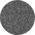 thumbnail image 1 of Ahgly Company Machine Washable Indoor Round Transitional Black Area Rugs, 6' Round, 1 of 7