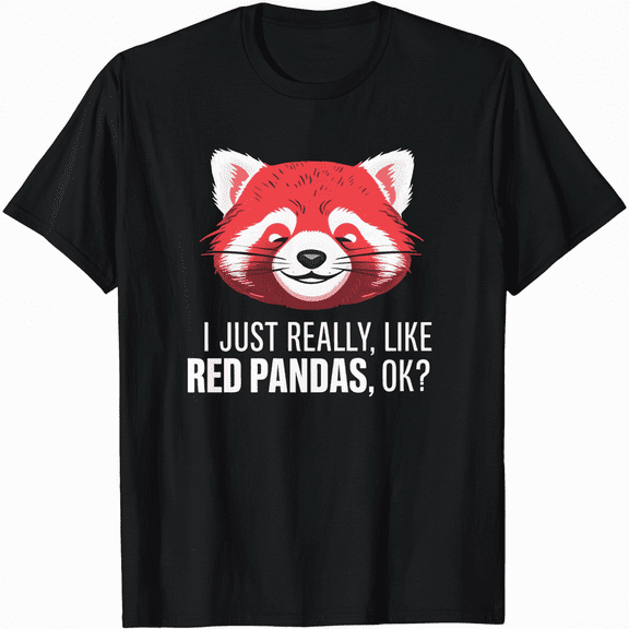 Just A Girl Who Loves Red Pandas Cute Red Panda Kids Girls T-Shirt