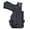 Black, variant on Paddle Holster fits: Glock 43X Olight PL-MINI 3 Valkyrie Black / Left Hand by Rounded Gear
