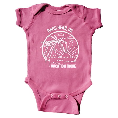 

Inktastic Summer Vacation Mode Nags Head North Carolina Gift Baby Boy or Baby Girl Bodysuit
