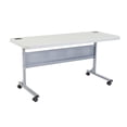 thumbnail image 1 of NPS Série BPFT Table de Formation en Plastique 24x60 Pouces Flip-N-Store en Gris Moucheté, 1 of 5