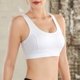 thumbnail image 3 of Women's Sports Bra No Underwire full Coverage Padded with Removable Cups Back Support Mesh Back bra, 3 of 7