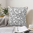 thumbnail image 4 of KLL Snake Decorative Throw Pillow Covers Velvet Soft for Couch Sofa Bedroom Living Room Outdoor (No pillow core)-, 4 of 5