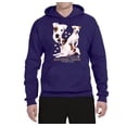 thumbnail image 2 of If It's Not a Jack Russell Terrier It's Just a Dog | Mens Dog Lover Hooded Sweatshirt Graphic Hoodie, Purple, 3XL, 2 of 3