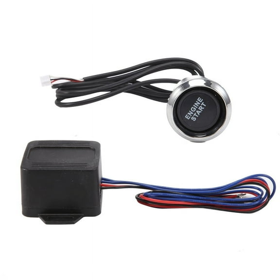 Universal for Car Engine Start Push Button Switch Ignition Kit Blue LED Check Eengine Light
