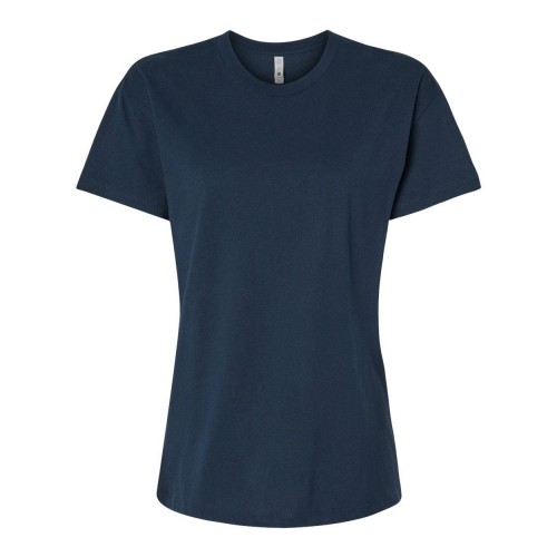 Next Level Ladies' Ideal T-Shirt 3XL - Midnight Navy, 60/40 Cotton/Poly Blend, Comfort Fit