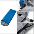 thumbnail image 5 of Sleeping Bag 3 Seasons Warm & Cool Weather, Waterproof Indoor & Outdoor for Kids, Teens & Adults for Hiking and Camping, Blue, 5 of 7