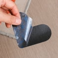 thumbnail image 3 of 10/1PCS Carpet Non-slip Sticker Reusable Silicone Washable Anti Curling Carpet tape Fixed Sticker Home Bath Room Corners Pads Square 10PCS, 3 of 6