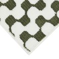 thumbnail image 3 of Mainstays Waves Polyester Bath Rug, Green & White, 16" x 24", 3 of 4