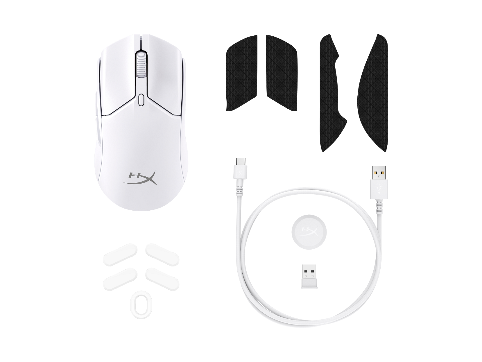 HyperX Pulsefire Haste 2 Mini - Wireless Gaming Mouse (White)