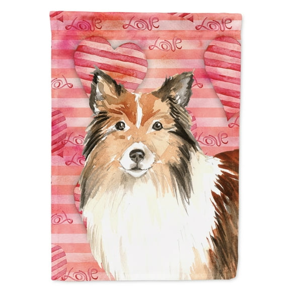 Love a Sheltie House Flag