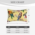 thumbnail image 6 of Balery Beautiful Bright Birds And Flowers Pillow Covers,Bed Pilowcases,Reversible Plush Throw Pillow Covers End Pillow Encasement,Pillow Case - 20"X30", 6 of 9