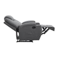 thumbnail image 3 of Reclinable Mainstays Gris, 3 of 4