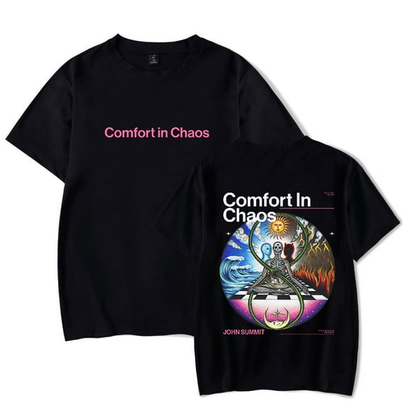 John Summit Comfort in Chaos Men/Women T-Shirt Summer Streetwear Harajuku Tshirt Shirt Short Sleeve