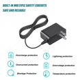 thumbnail image 3 of Omilik 1A 5 Pin Mini USB To Ac Wall Charger 5V compatible with GPS Cell Phone Tablet Travel Home, 3 of 3