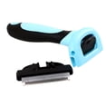 thumbnail image 3 of PENIKOKO Dog Grooming Tool 1Set with Handle for Shedding Blue ABS Material, 3 of 8