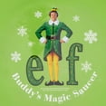 thumbnail image 6 of Slippery Racer 26" Buddy the Elf Metal Saucer Sled with Rope Handles, Green, 6 of 7