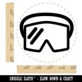 thumbnail image 2 of Skiing Mask Rubber Stamp for Scrapbooking Crafting Stamping - Large 1-1/4 Inch, 2 of 7