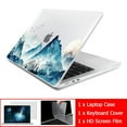 thumbnail image 5 of IC ICLOVER for MacBook Air 13 inch Case A3240 A3113 A2681 (2025 2024 2023 2022 Release), Snap on Hard Shell & Keyboard Cover & Screen Film for MacBook Air 13.6" M2 M3 M4 Chip, Mountain, 5 of 8