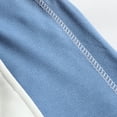 thumbnail image 7 of LODIENY Men Fall Crew Neck Sweatshirts Raglan Long Sleeve Color Block Casual Shirt Classic Fit Casual Fashion Athletic Shirts White S, 7 of 7