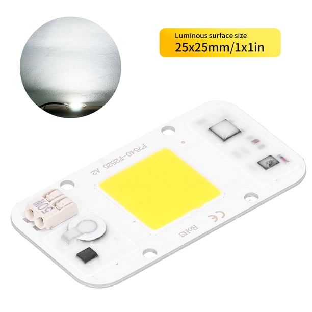 Chip COB LED de espectro completo chip LED DIY de 20W/30W/50W para iluminación publicitaria para iluminación de paisaje para iluminación de tráfico