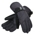 thumbnail image 1 of Men's Abstract Deluxe Touchscreen Sport Ski Gloves,Black,S, 1 of 4