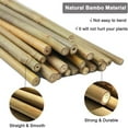 thumbnail image 3 of 20 Pcs Piquets de Support pour Plantes en Bambou - Naturels Réutilisables Robustes 16/18/8/12 Po, 3 of 11