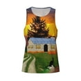 thumbnail image 4 of Haiem Fall Village Scenery Men Workout Tank Top Gym Bodybuilding Sleeveless Muscle T Shirts Athletic Tank Breathable Workout Shirt-Medium, 4 of 9