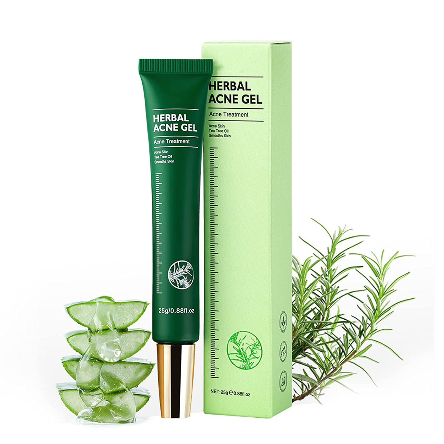 5pcs Herbal Acne & Scar Solution, 25ml Acne Treatment and Acne Scar