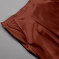 thumbnail image 6 of XIAOCHA Women Dark Green Satin Maxi Skirt High Waist Pleated Flowy A Line Skirt Casual Office Daily Party Wear Skirt, 6 of 8