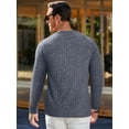 thumbnail image 3 of OALUXE Ribbed Long Sleeve Shirts for Men Crewneck Undershirts Thermal Basic Tops, 3 of 7