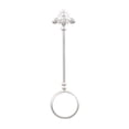 thumbnail image 1 of Bewildely Clip de anillo Manos libres Soporte de anillo ajustable Soporte de joyería de mano de latón universal, 17 mm, oro rosa encendedores plata 16 mm, 1 of 6