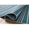 thumbnail image 5 of Indoor Outdoor Rug 8x10, Reversible, Loloi Easton Teal / Fog (7'10" x 10'), 5 of 7