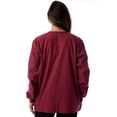 thumbnail image 3 of Just Love Women's Solid Scrub Jacket - Comfortable and Professional Uniform Coat (Burgundy, 2X), 3 of 3