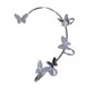 thumbnail image 2 of Juego de aretes con clip de mariposa con estilo retro y diseño liviano Wmkox8yi sjalhkljlk4875, 2 of 2