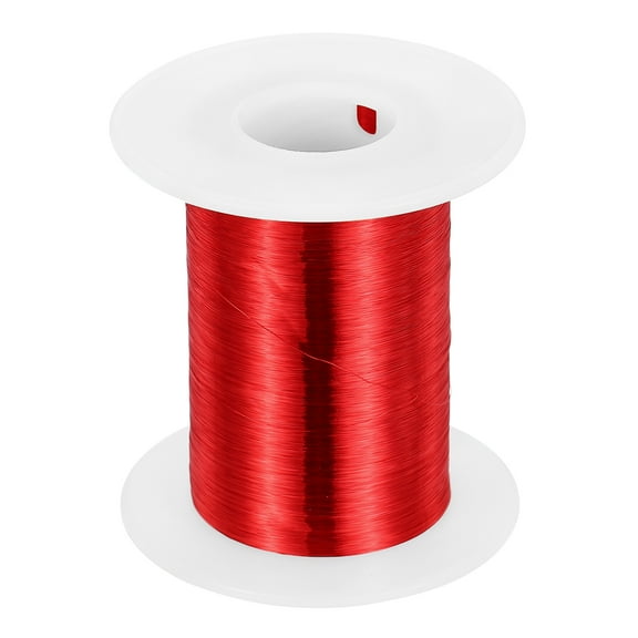 Uxcell 42 AWG Magnet Wire, 42 Gauge Enameled Copper Wire, 4 oz Magnetic Coil Wire for Transformer, Motor, Electric, 155C(311F)