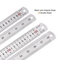 thumbnail image 3 of Unique Bargains Straight Ruler Set 60x2.9CM & 120x3.5CM Stainless Steel Ruler Kit, 2 Pieces, 3 of 5