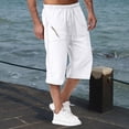 thumbnail image 2 of Memory Pants for Man 4 8 Band 13 Boy Apparel Pants Sports Men Light Pants Casual Pants for Men Jogging In Spring And Summer Relaxing And Relaxing Beach Vacation Nine Point, 2 of 4