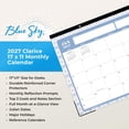 thumbnail image 6 of Blue Sky 2027 Monthly Desk Pad Calendar, January 2027 - December 2027, 17" x 11", Large Desktop Blotter, Perforated Pages, Corner Protectors, High Quality Paper, Clarice, 6 of 7