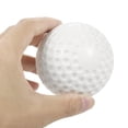 thumbnail image 3 of 6 Pack 9 Inch PU Dimpled Baseballs with Drawstring Carry Bag for Pitching Machine Practice, 3 of 7