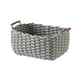 thumbnail image 1 of pstuiky Cesta de almacenamiento de punto grueso cesta tejida caja de almacenamiento de cuerda gruesa cesta de almacenamiento cesta de escritorio para refrigerios y artículos diversos, 1 of 1