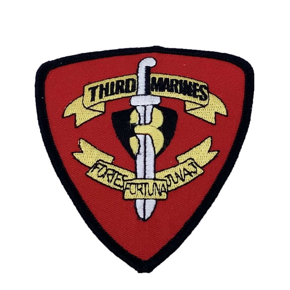 3rd Marines Patch – Plastic Backing